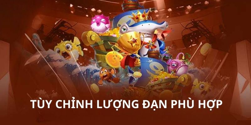 Ngư thủ biết bắn lượng đạn phù hợp với từng thời điểm khi chơi Bắn cá Bingo